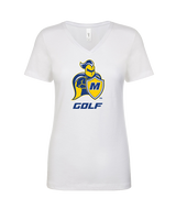 Madonna University Golf - Womens Vneck