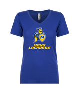 Madonna University Mens Lacrosse - Womens Vneck