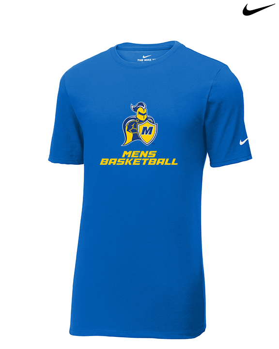 Madonna University Mens Basketball - Mens Nike Cotton Poly Tee