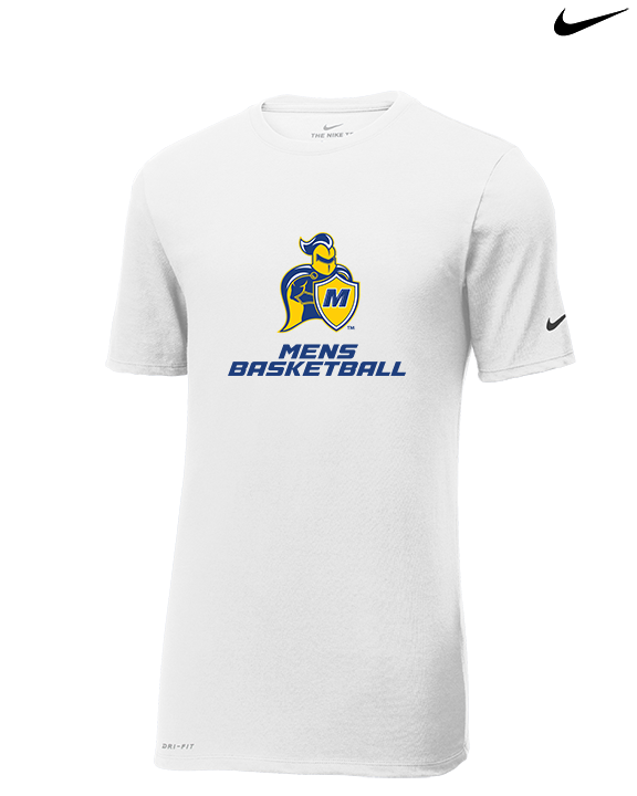 Madonna University Mens Basketball - Mens Nike Cotton Poly Tee