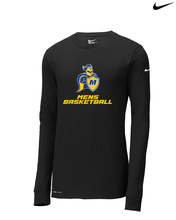 Madonna University Mens Basketball - Mens Nike Longsleeve