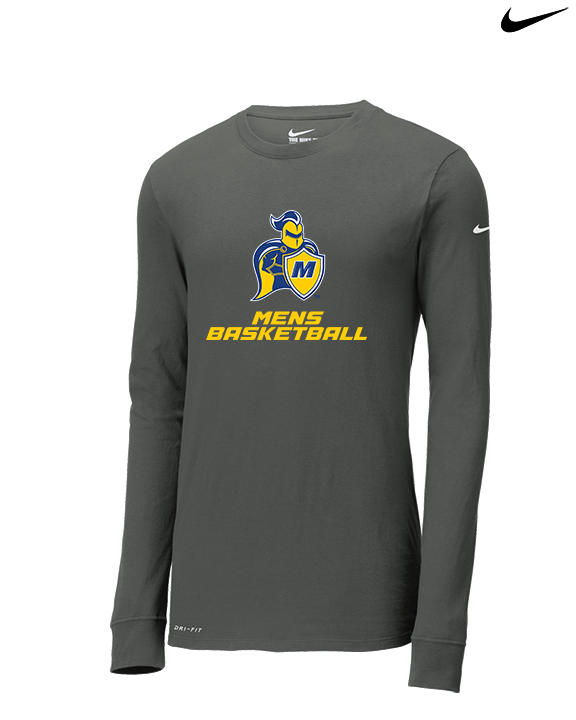 Madonna University Mens Basketball - Mens Nike Longsleeve