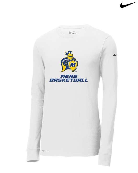 Madonna University Mens Basketball - Mens Nike Longsleeve