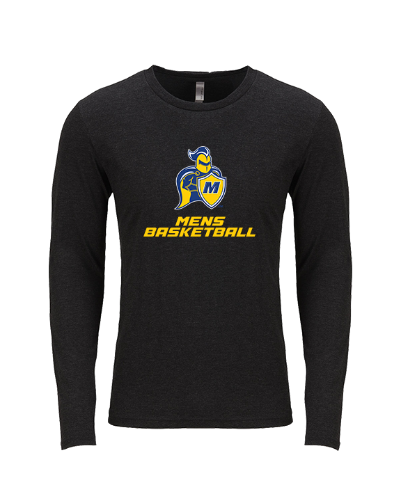 Madonna University Mens Basketball - Tri-Blend Long Sleeve