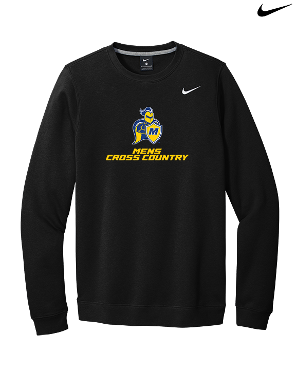 Madonna University Mens Cross Country - Mens Nike Crewneck