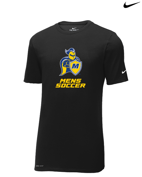 Madonna University Mens Soccer - Mens Nike Cotton Poly Tee