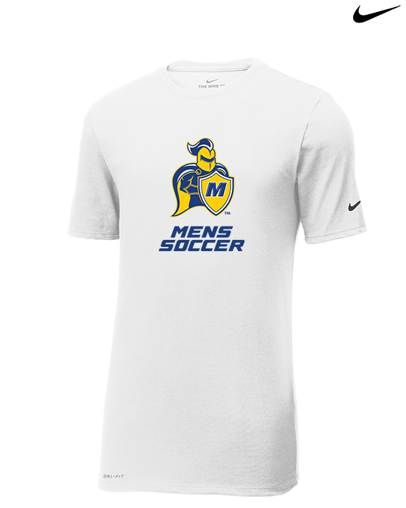 Madonna University Mens Soccer - Mens Nike Cotton Poly Tee