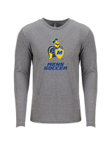 Madonna University Mens Soccer - Tri-Blend Long Sleeve