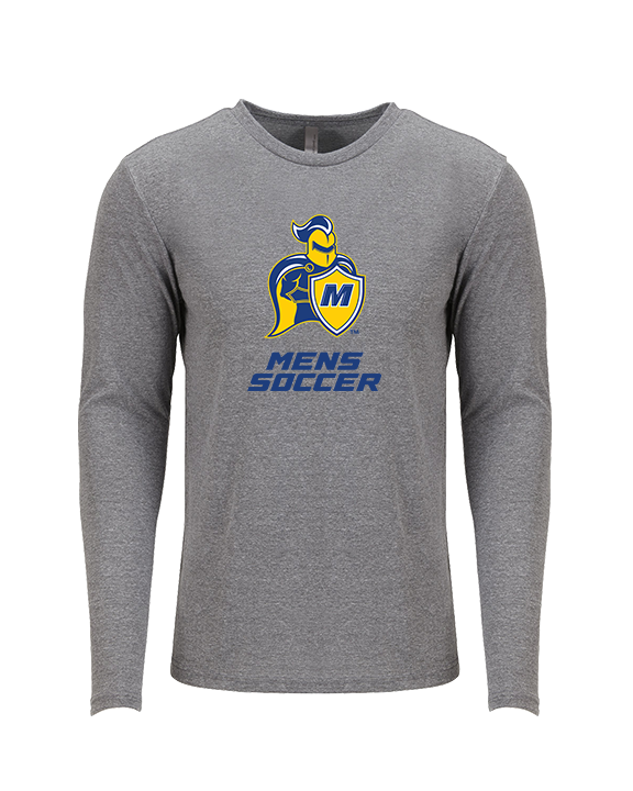 Madonna University Mens Soccer - Tri-Blend Long Sleeve