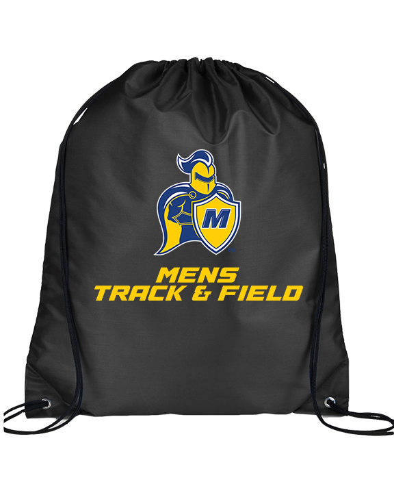 Madonna University Mens Track & Field - Drawstring Bag