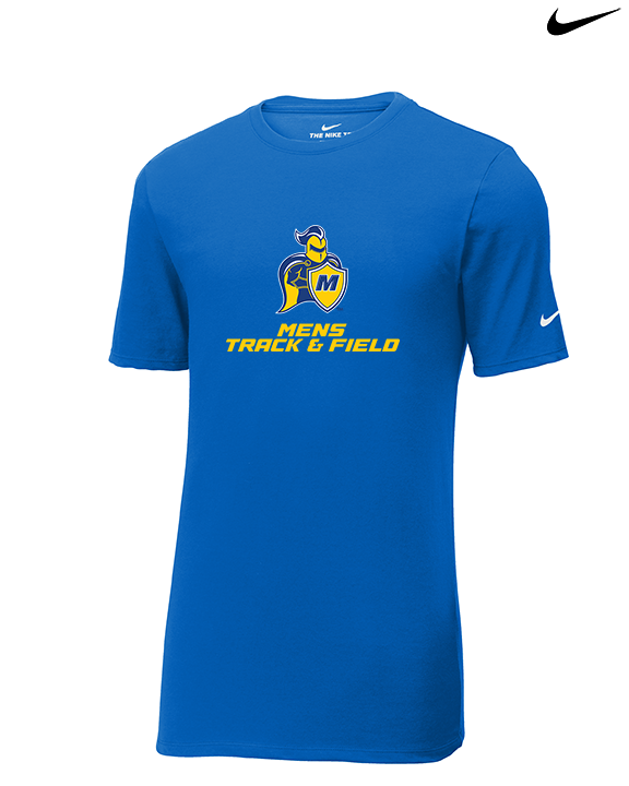 Madonna University Mens Track & Field - Mens Nike Cotton Poly Tee