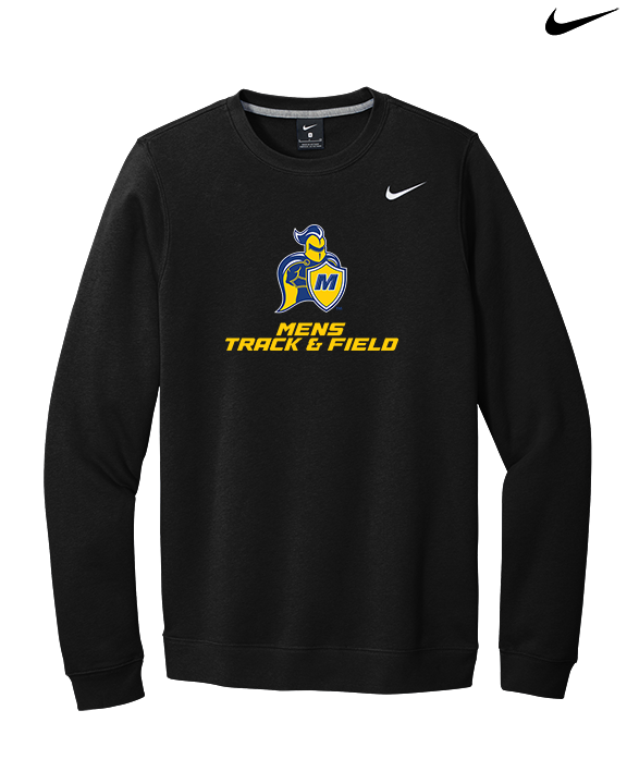 Madonna University Mens Track & Field - Mens Nike Crewneck