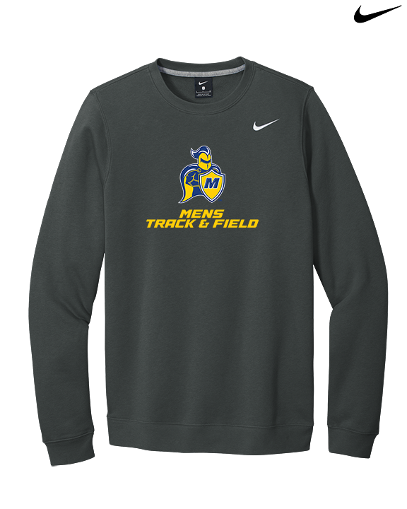 Madonna University Mens Track & Field - Mens Nike Crewneck