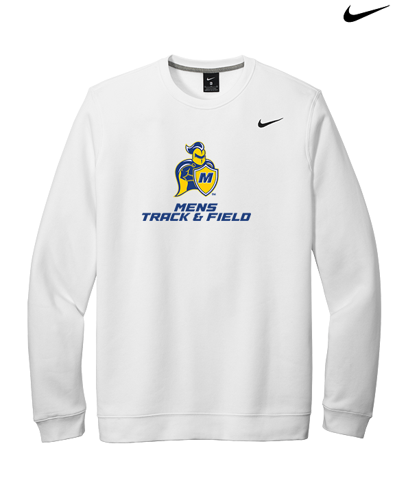 Madonna University Mens Track & Field - Mens Nike Crewneck