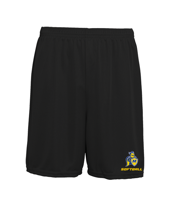 Madonna University Softball - Mens 7inch Training Shorts