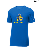 Madonna University Softball - Mens Nike Cotton Poly Tee
