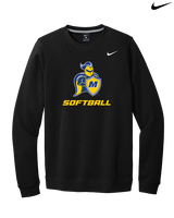 Madonna University Softball - Mens Nike Crewneck