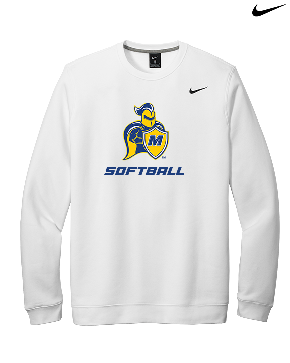 Madonna University Softball - Mens Nike Crewneck