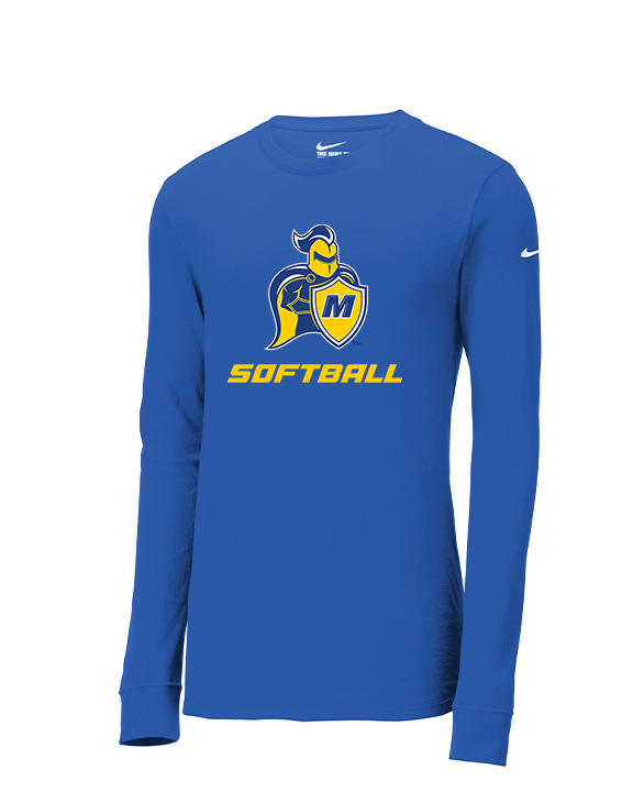 Madonna University Softball - Mens Nike Longsleeve