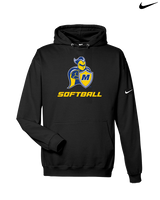 Madonna University Softball - Nike Club Fleece Hoodie