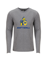 Madonna University Softball - Tri-Blend Long Sleeve