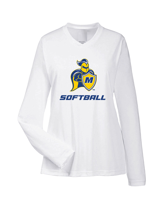 Madonna University Softball - Womens Performance Longsleeve