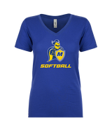Madonna University Softball - Womens Vneck