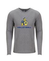 Madonna University Volleyball - Tri-Blend Long Sleeve
