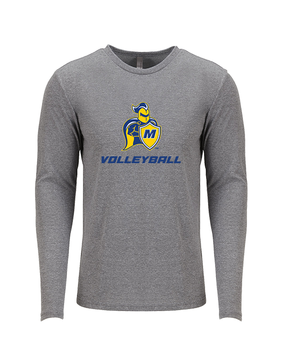 Madonna University Volleyball - Tri-Blend Long Sleeve