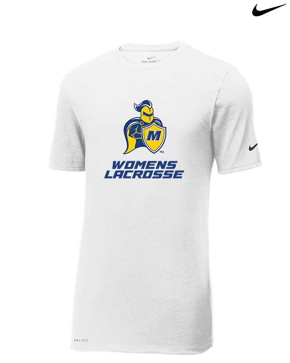 Madonna University Womens Lacrosse - Mens Nike Cotton Poly Tee