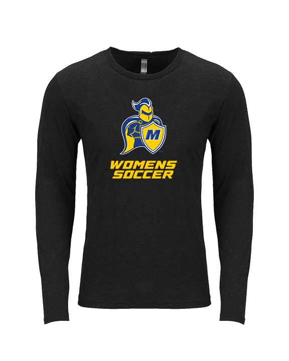 Madonna University Womens Soccer - Tri-Blend Long Sleeve