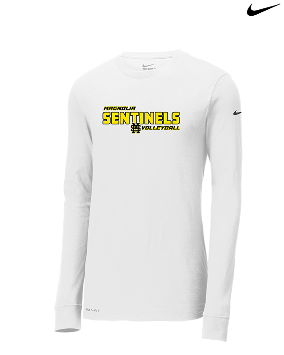 Magnolia HS Boys Volleyball Bold 2 - Mens Nike Longsleeve