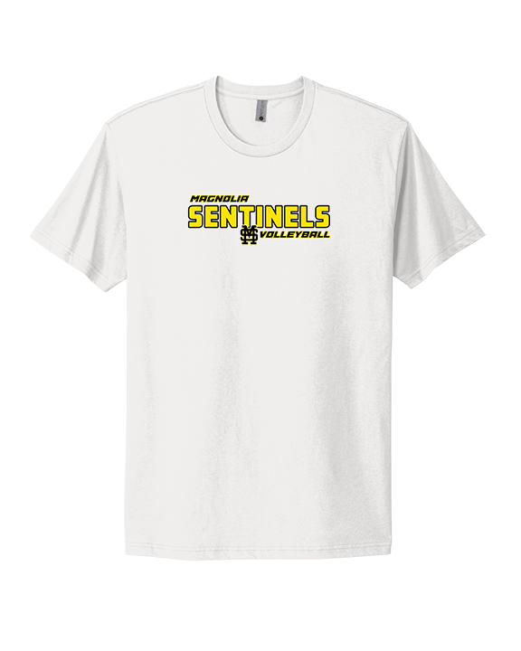 Magnolia HS Boys Volleyball Bold 2 - Mens Select Cotton T-Shirt