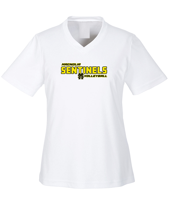 Magnolia HS Boys Volleyball Bold 2 - Womens Performance Shirt
