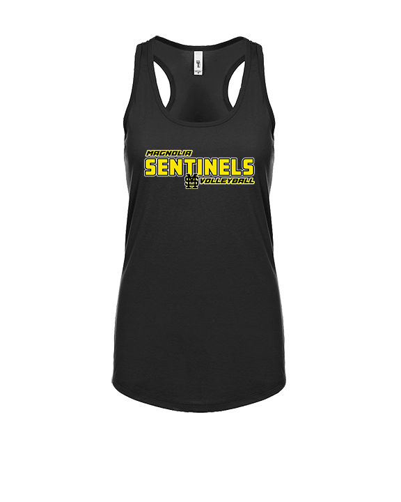 Magnolia HS Boys Volleyball Bold 2 - Womens Tank Top