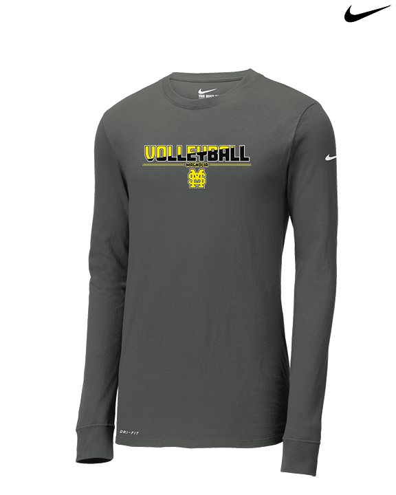 Magnolia HS Boys Volleyball Cut 2 - Mens Nike Longsleeve