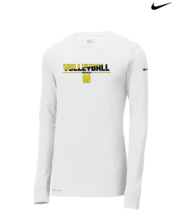 Magnolia HS Boys Volleyball Cut 2 - Mens Nike Longsleeve