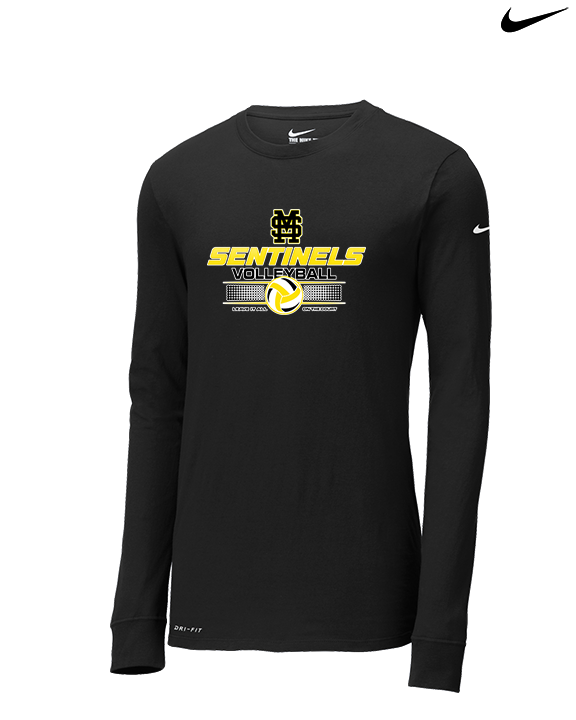 Magnolia HS Boys Volleyball Leave It 2 - Mens Nike Longsleeve