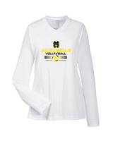 Magnolia HS Boys Volleyball Leave It 2 - Womens Performance Longsleeve