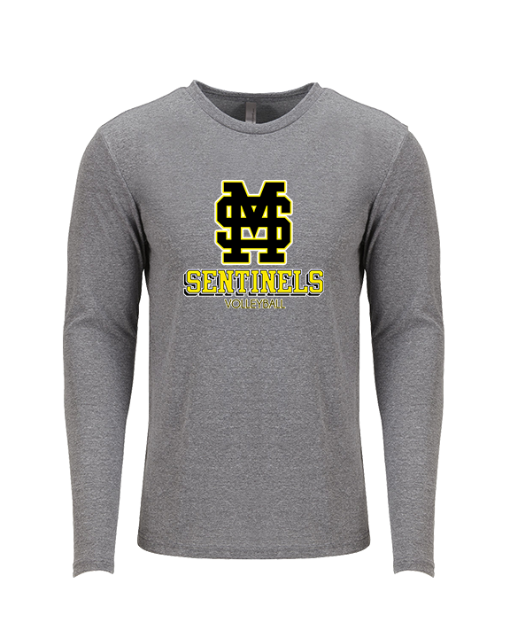 Magnolia HS Boys Volleyball Shadow 2 - Tri-Blend Long Sleeve