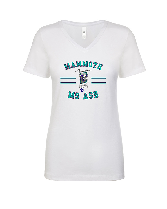 Mammoth MS ASB Curve - Womens Vneck