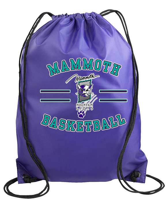 Mammoth MS Basketball Curve - Drawstring Bag