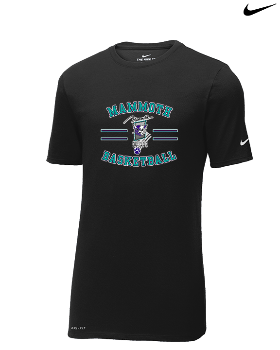 Mammoth MS Basketball Curve - Mens Nike Cotton Poly Tee