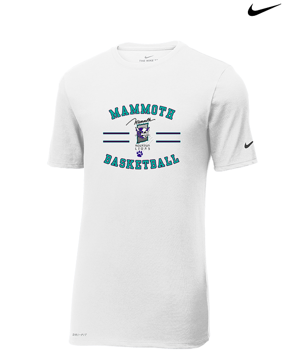 Mammoth MS Basketball Curve - Mens Nike Cotton Poly Tee