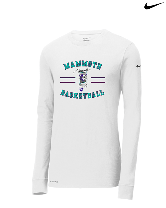 Mammoth MS Basketball Curve - Mens Nike Longsleeve