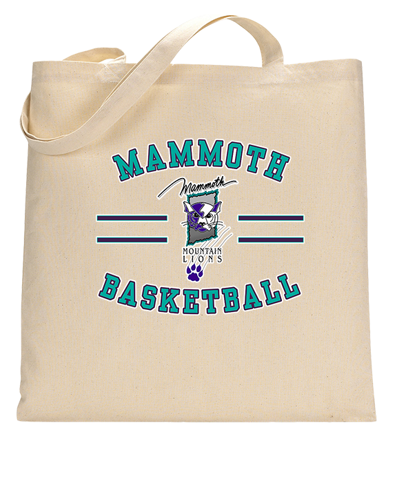 Mammoth MS Basketball Curve - Tote
