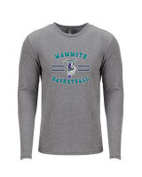 Mammoth MS Basketball Curve - Tri-Blend Long Sleeve