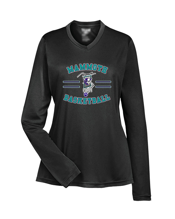 Mammoth MS Basketball Curve - Womens Performance Longsleeve