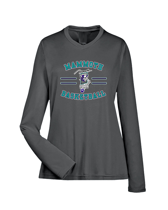 Mammoth MS Basketball Curve - Womens Performance Longsleeve