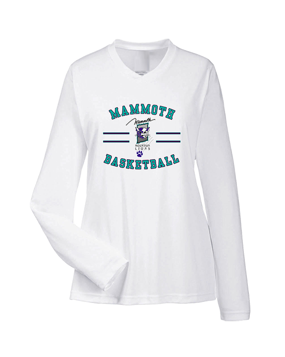 Mammoth MS Basketball Curve - Womens Performance Longsleeve